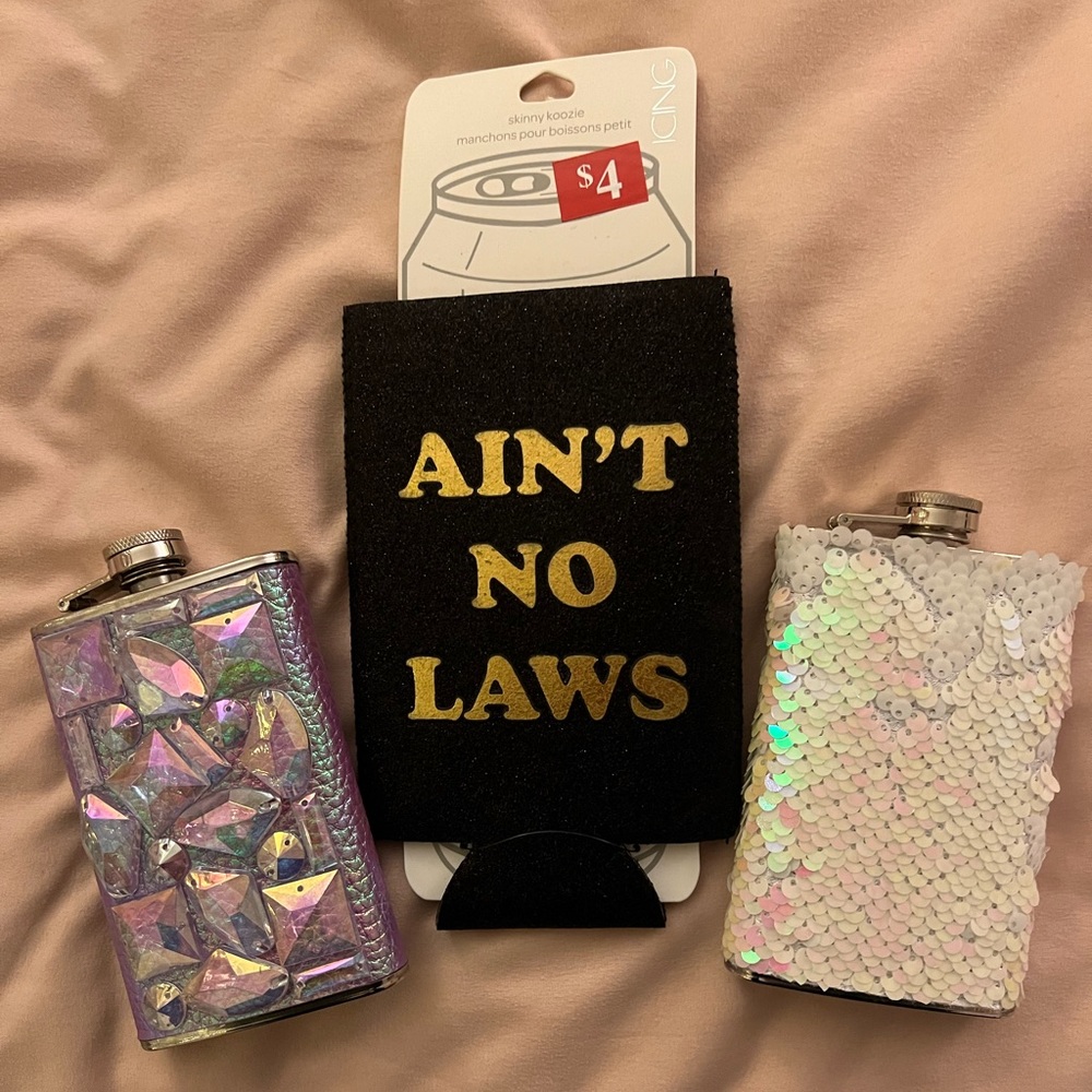 Brand New Flasks and Coozie